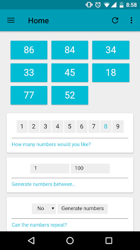 Lottery number generator online, free