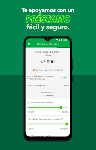 Android application Banco Azteca screenshort