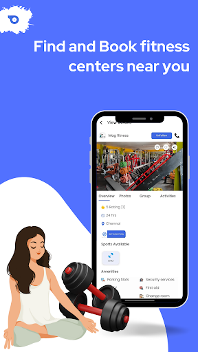 Toz Sports:Book, Play| Get fit Screen 3