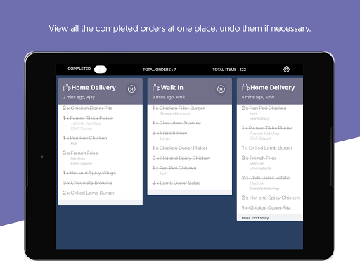 Shoptree KDS Screen 3