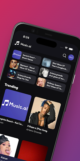 Music.ai:AI Covers & Streaming Screen 2