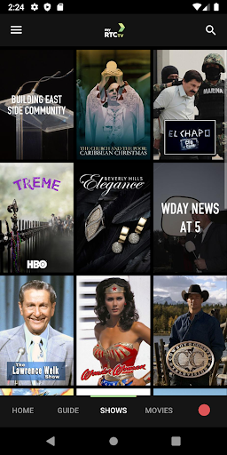 Screenshot of My RTC TV