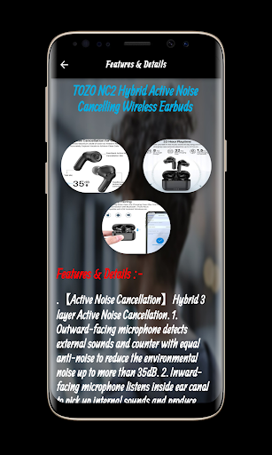 TOZO NC2 Hybrid Earbuds Guide Screen 2