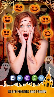 Halloween Photo Editor - Maquillage effrayant Capture d'écran