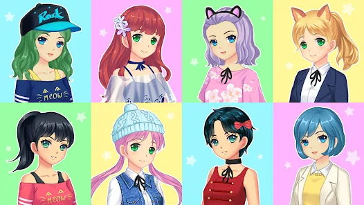 Play Cute Anime Dress Up Stylish  Free Online Games. KidzSearch.com