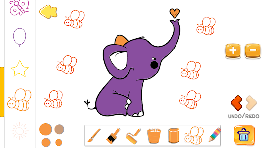 Elephant Coloring Book Animals