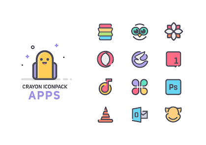 Crayon Icon Pack 3.9 (Paid) Gallery 4