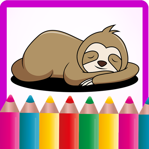 Sloth Coloring Games  Icon