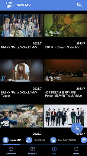 Android application JIN KPOP - KPOP Video Platform screenshort