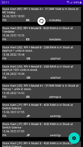 RPi Tracker Screen 3