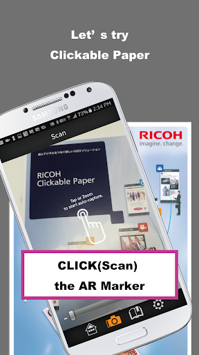 Android application CP Clicker screenshort