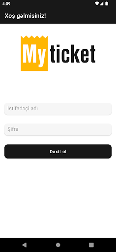 Android application MyTickets screenshort