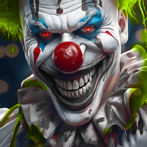 evil clown wallpaper logo
