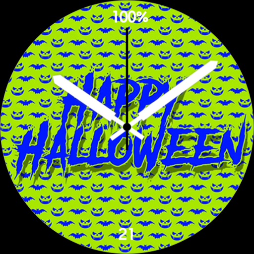 Retro Rad Halloween Watchface