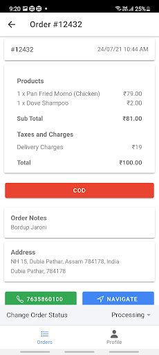 Driver App by Intelikart Screen 3