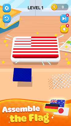 Drop ASMR: Flag Puzzle Gameのおすすめ画像2