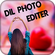 Dil Camera Blur Maker :christmas stickers photo  Icon