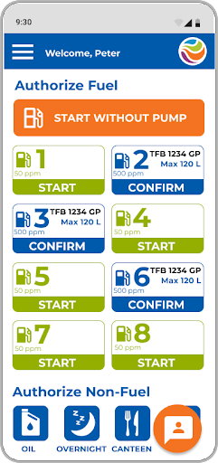 Android application TFN POS screenshort