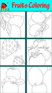 Fruits Coloring Book Game