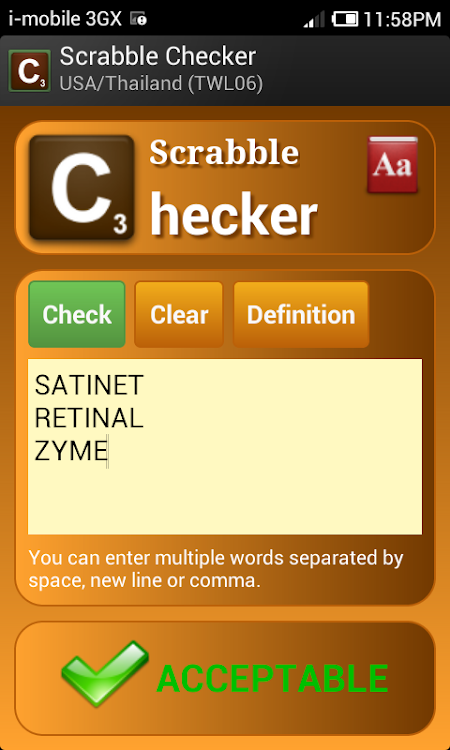 Word Checker (for SCRABBLE) - 3.10 - (Android)
