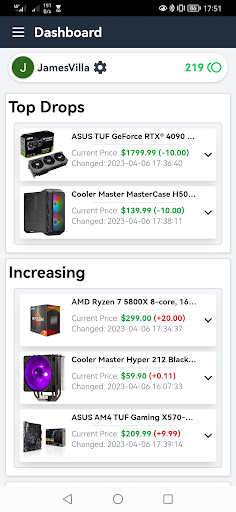 AmaWatcher - Prices Tracker Screen 3