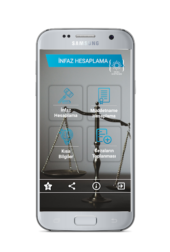 Android application İnfaz Hesaplama screenshort