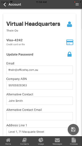Virtual Receptionist Screen 3