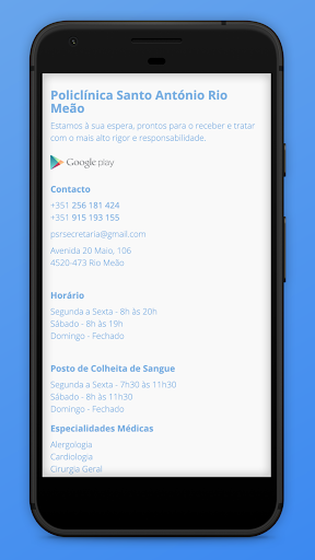 Policlínica Santo António Screenshot 4 - AppWisp.com