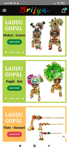 Brijya: God Dresses & Shringar Screen 3