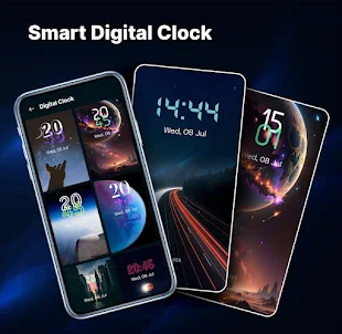 Smart Digital Clock Theme