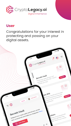 Android application Crypto Legacy screenshort
