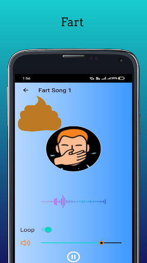 Android application Funny Prank Sounds- Fart, Kiss screenshort