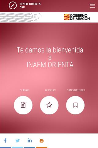 Android application INAEM ORIENTA screenshort