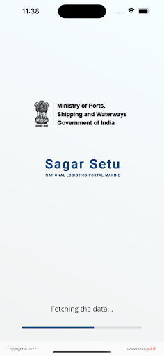 Android application Sagar Setu screenshort