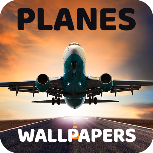 Wallpaper with planes logo