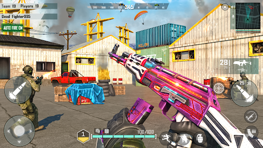 Gun Shooting Game MOD APK :War Game 3D (GOD MODE/DUMB ENEMY) 6