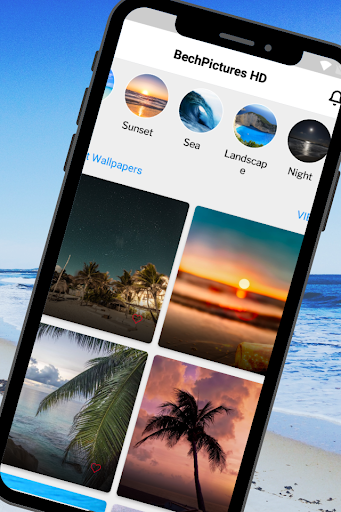 Android application Beach Pictures & Wallpapers HD screenshort