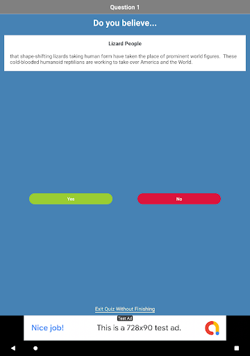 Conspiracy Theory Quiz