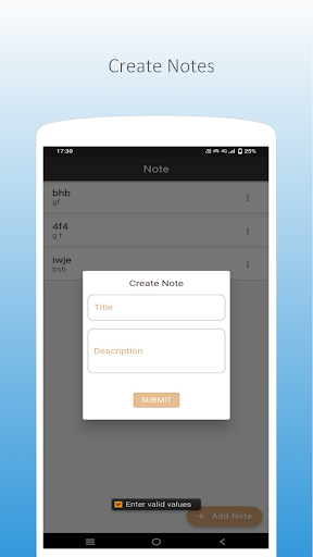 Notes App Screen 2