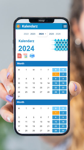 Kalendarz Polska Screen 3