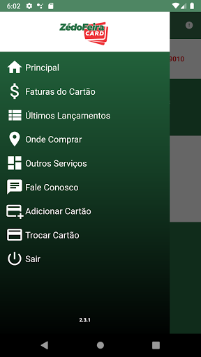 Cartão Zé do Feira Card Screen 2