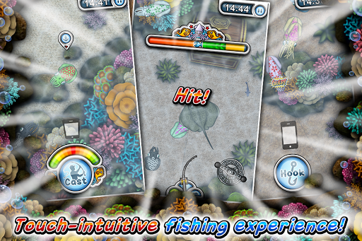 Android application Pocket Squid Fishing screenshort