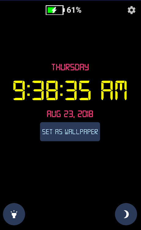 Digital Clock Live Wallpaper by AwesomeDev - (Android Apps) — AppAgg