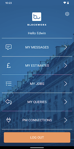 Android application Blockworx screenshort