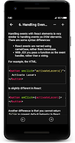 Screenshot 7 Offline React Handbook android