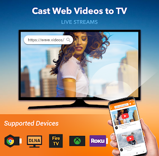 Cast to TV: Chromecast, Roku, Fire TV, Xbox, IPTV 1.4.0 APK screenshots 1