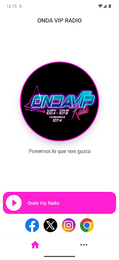 Android application Onda Vip Radio screenshort