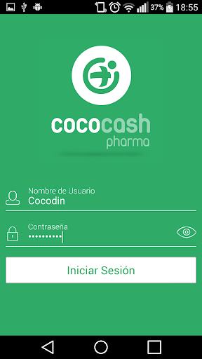 Android application Cococash Pharma screenshort