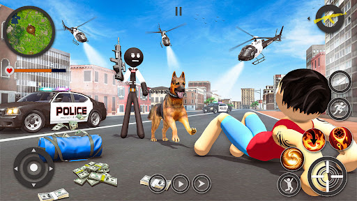 Stickman Police Crime Chase 1.1.4 screenshots 1