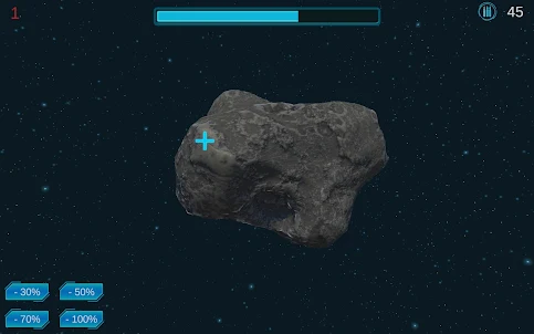 小惑星攻撃: スペース クリッカー